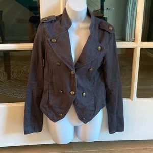 Utility jacket navy blue size medium